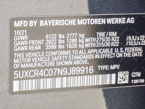 Used 2022 BMW X5 sDrive40i w/ M Sport Package image 30