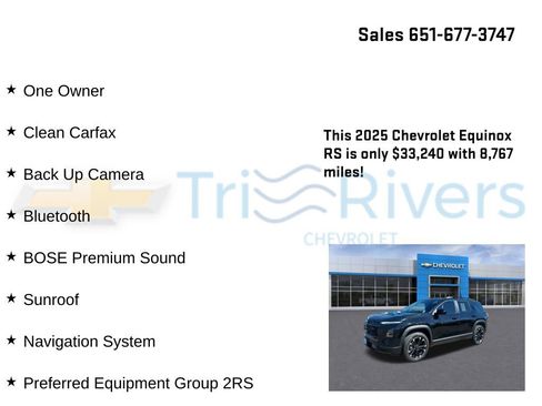 Used 2025 Chevrolet Equinox RS AWD/4WD image 25