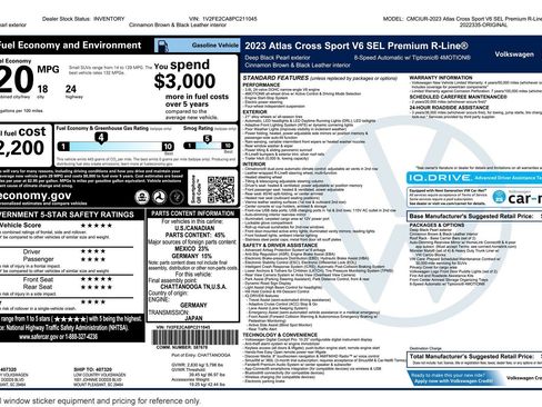 Used 2023 Volkswagen Atlas Cross Sport SEL Premium R-Line image 25