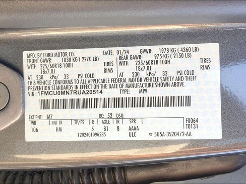 Used 2024 Ford Escape ST-Line w/ Tech Pack #1 image 36