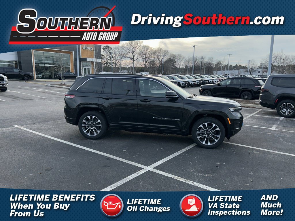 New 2024 Jeep Grand Cherokee Overland w/ Advanced Protech Group III AWD/4WD 360° Tour