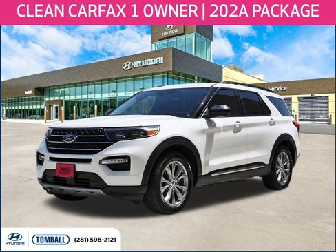Used 2022 Ford Explorer XLT w/ Equipment Group 202A RWD image 1