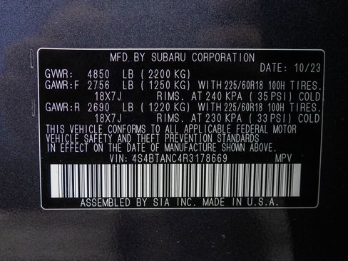 Used 2024 Subaru Outback Limited AWD/4WD image 58