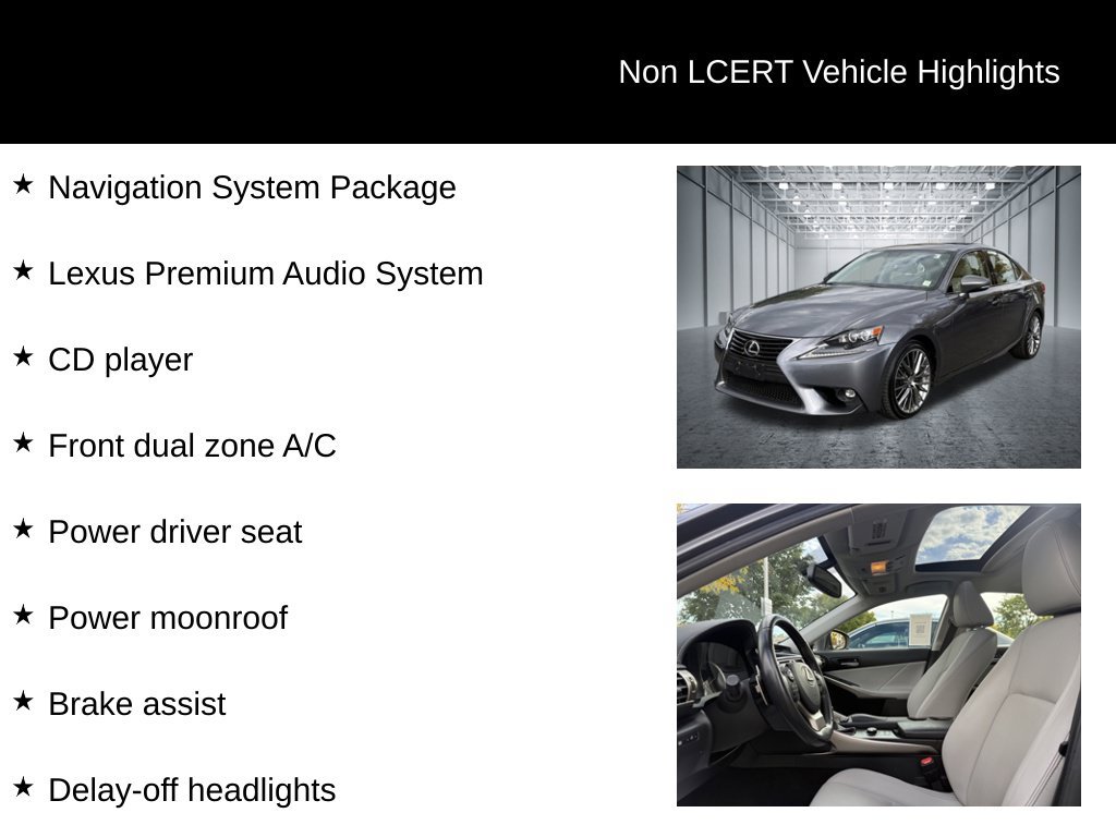 Used 2015 Lexus IS 250 AWD w/ Navigation System Package image 27