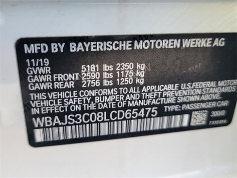 Used 2020 BMW 540i xDrive 540i xDrive w/ M Sport Package image 35