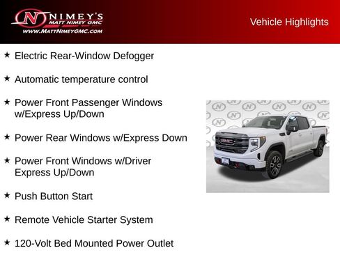 Used 2024 GMC Sierra 1500 AT4 w/ Technology Package AWD/4WD image 16
