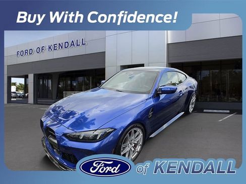 Used 2025 BMW M4 Coupe w/ Executive Package RWD image 1