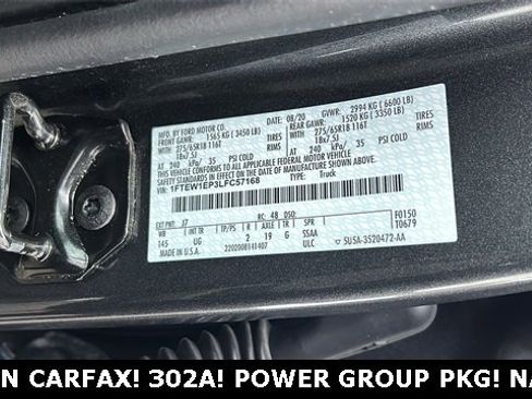 Used 2020 Ford F150 XLT w/ Equipment Group 302A Luxury image 31