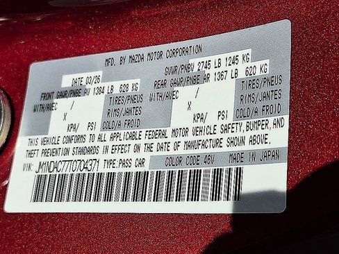New 2026 MAZDA MX-5 Miata Club w/ Interior Package RWD image 35