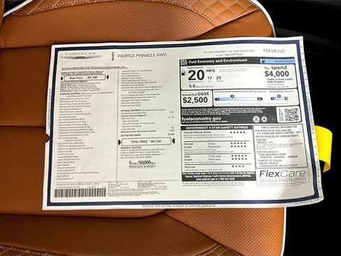 New 2026 Chrysler Pacifica Pinnacle w/ Trailer Tow Group image 14