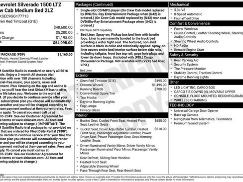 Used 2016 Chevrolet Silverado 1500 LTZ Z71 w/ LTZ Plus Package image 6