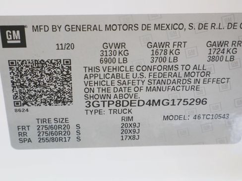 Used 2021 GMC Sierra 1500 SLT w/ SLT Premium Plus Package RWD image 36
