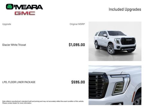 New 2026 GMC Yukon Denali Ultimate w/ LPO, Floor Liner Package AWD/4WD image 4