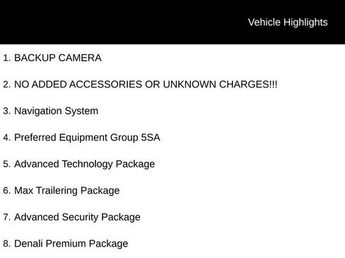 Used 2022 GMC Yukon Denali w/ Denali Premium Package image 8