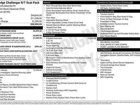 Used 2022 Dodge Challenger R/T Scat Pack w/ Dynamics Package image 29