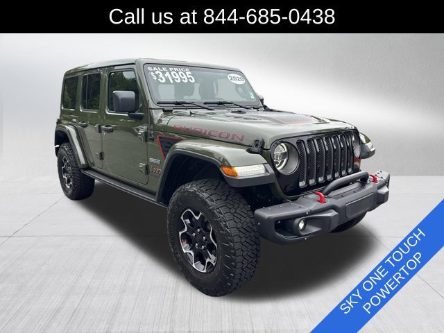 Used 2020 Jeep Wrangler Unlimited Rubicon w/ Quick Order Package 28Y Recon AWD/4WD image 3