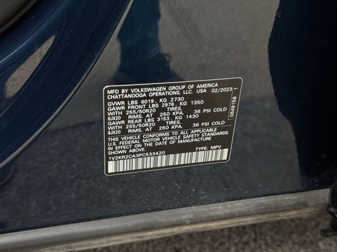 Used 2023 Volkswagen Atlas SE w/ Panoramic Sunroof Package image 33