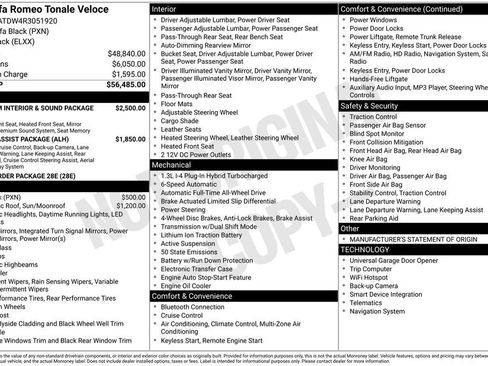 Used 2024 Alfa Romeo Tonale Veloce image 17