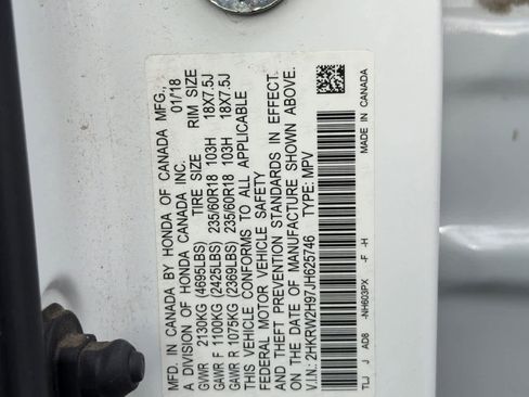 Certified 2018 Honda CR-V Touring image 29