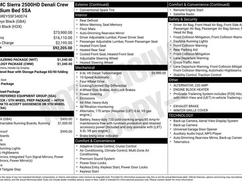 New 2025 GMC Sierra 2500 Denali w/ Max Trailering Package image 3