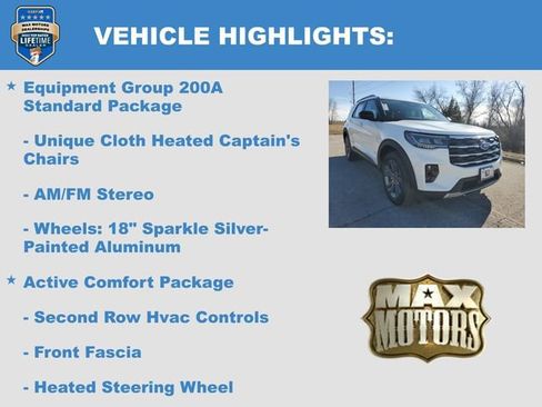 New 2026 Ford Explorer Active w/ Active Comfort Package image 5