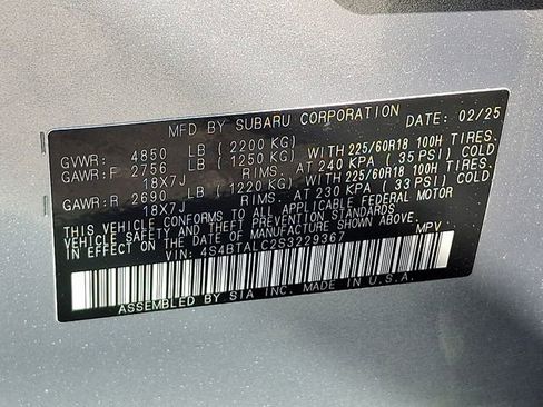 Certified 2025 Subaru Outback Onyx Edition image 27