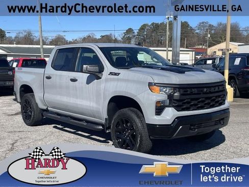 Used 2024 Chevrolet Silverado 1500 Custom Trail Boss w/ Turbomax Blackout Package image 1