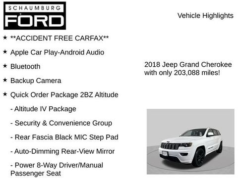Used 2018 Jeep Grand Cherokee Altitude AWD/4WD image 7