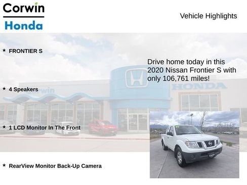 Used 2020 Nissan Frontier S RWD image 6