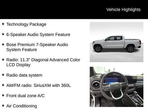 New 2026 Chevrolet Colorado Z71 w/ Technology Package AWD/4WD image 17