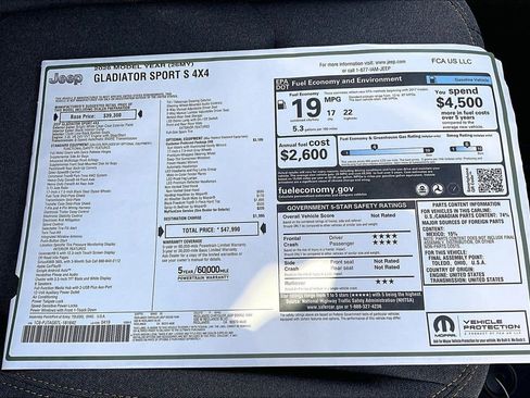 New 2026 Jeep Gladiator Sport image 34