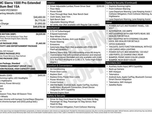 Certified 2023 GMC Sierra 1500 Pro w/ Graphite Edition RWD image 4