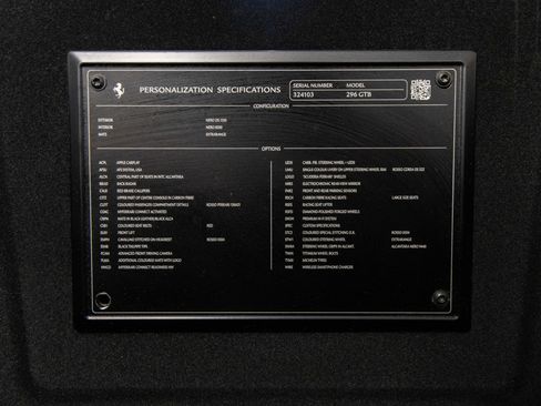 Certified 2025 Ferrari 296 GTB RWD image 53