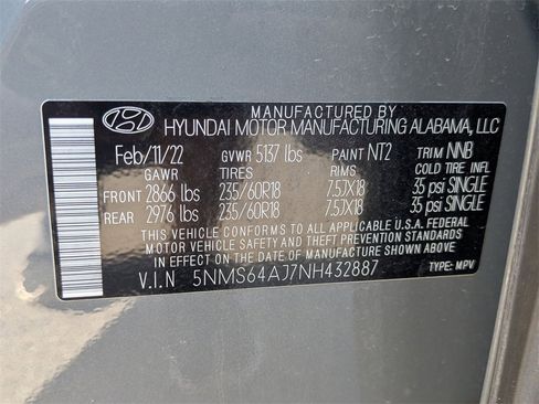 Certified 2022 Hyundai Santa Fe XRT image 22