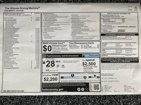 New 2026 BMW X1 xDrive28i w/ Convenience Package AWD/4WD image 34