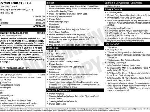 Used 2013 Chevrolet Equinox LT w/ Driver Convenience Package AWD/4WD image 22