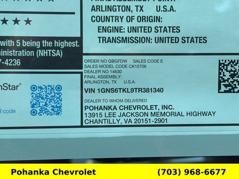 New 2026 Chevrolet Tahoe High Country AWD/4WD image 47