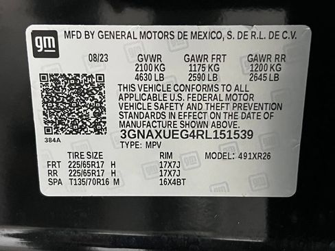 Certified 2024 Chevrolet Equinox LT w/ LPO, Floor Liner Package AWD/4WD image 27
