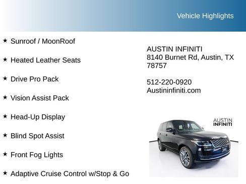 Used 2019 Land Rover Range Rover HSE AWD/4WD image 9