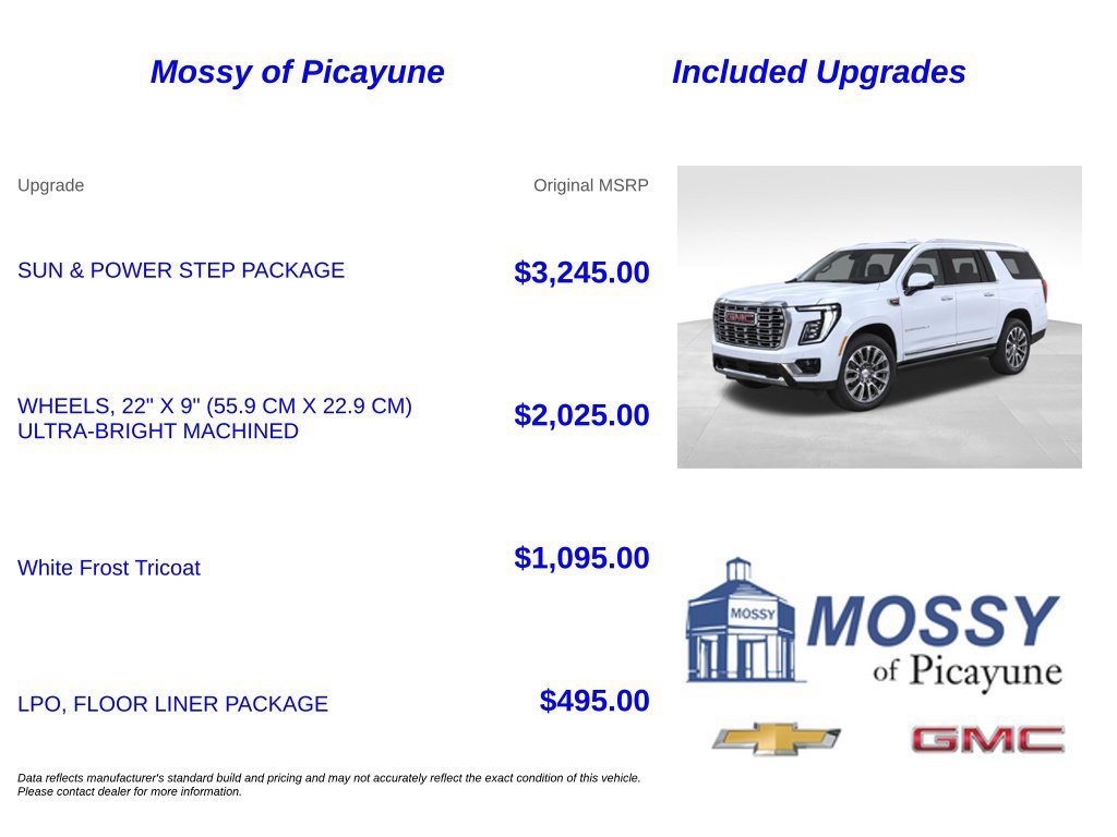 Used 2025 GMC Yukon XL Denali w/ Sun & Power Step Package RWD image 7