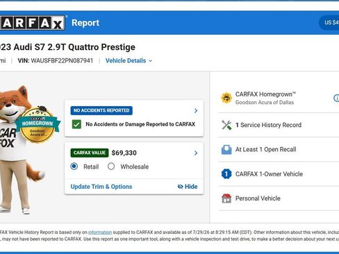 Used 2023 Audi S7 Prestige AWD/4WD image 10