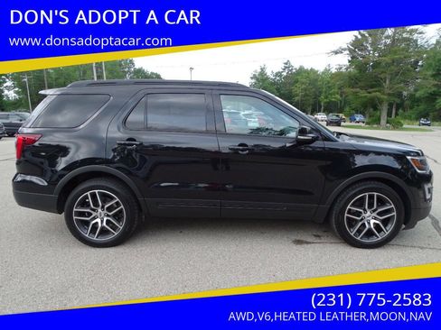 Used 2017 Ford Explorer 4WD Sport 3.5L 6-Cyl Turbo SUV image 1