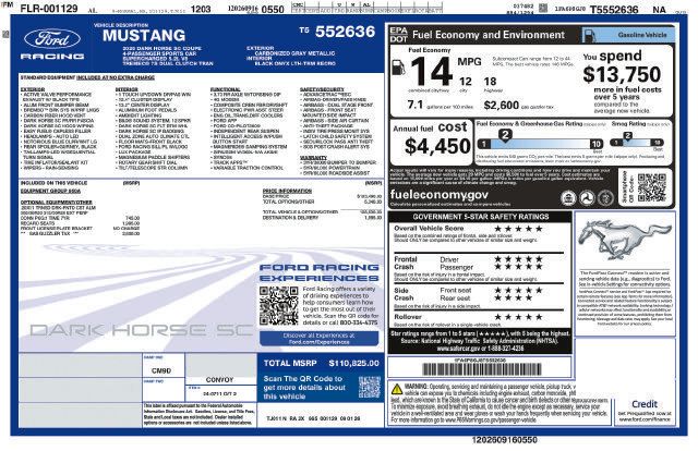 New 2026 Ford Mustang Dark Horse SC RWD image 4