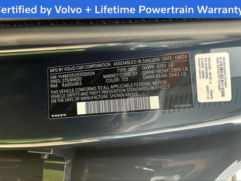 Certified 2025 Volvo XC90 B5 Core image 45