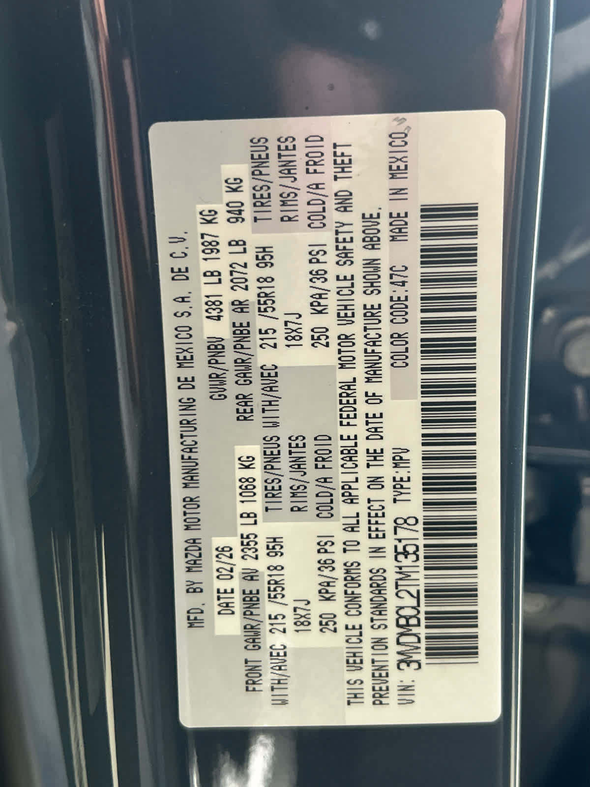 Certified 2026 MAZDA CX-30 AWD 2.5 S image 22