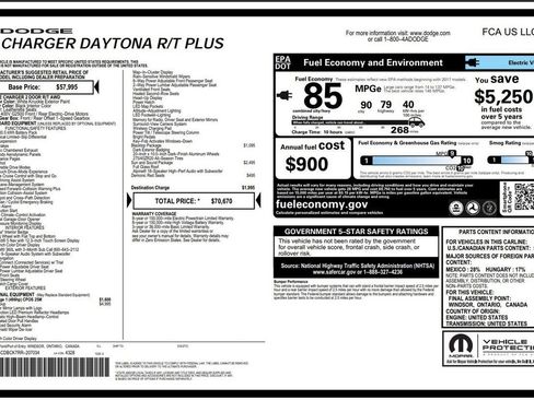 Used 2024 Dodge Charger R/T w/ Plus Group image 11