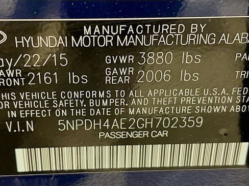 Used 2016 Hyundai Elantra SE FWD image 27
