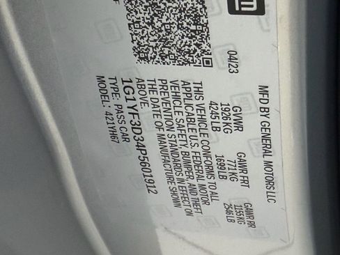 Used 2023 Chevrolet Corvette Z06 w/ Stealth Interior Trim Package RWD image 30