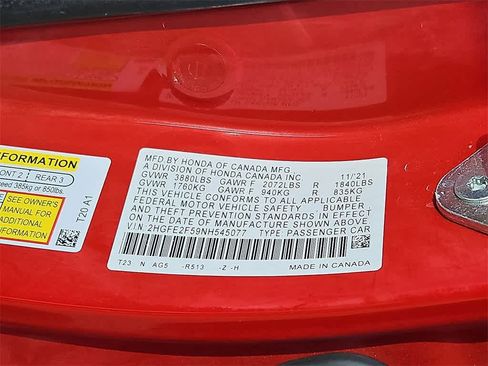 Used 2022 Honda Civic Sport image 21