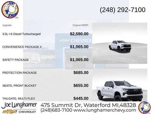 New 2026 Chevrolet Silverado 1500 LT Trail Boss w/ Safety Package AWD/4WD image 12